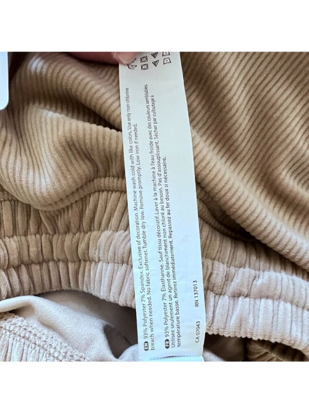 Marika Women L Pants Camel Tan Velour Wide-Leg Lounge Relaxed Ultra Soft Cozy - Picture 6 of 14